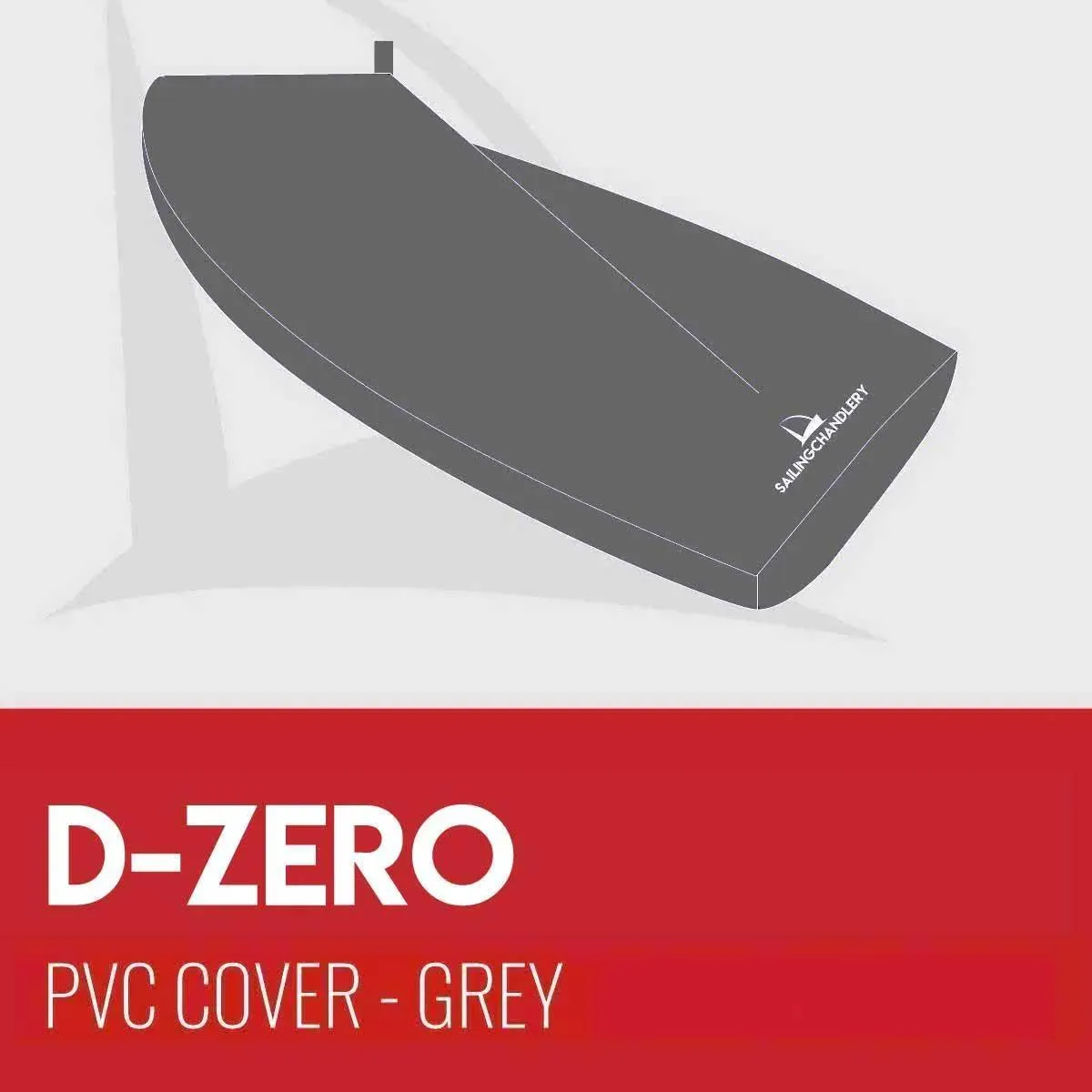 D Zero Boat Cover - Boom Up - PVC Grey