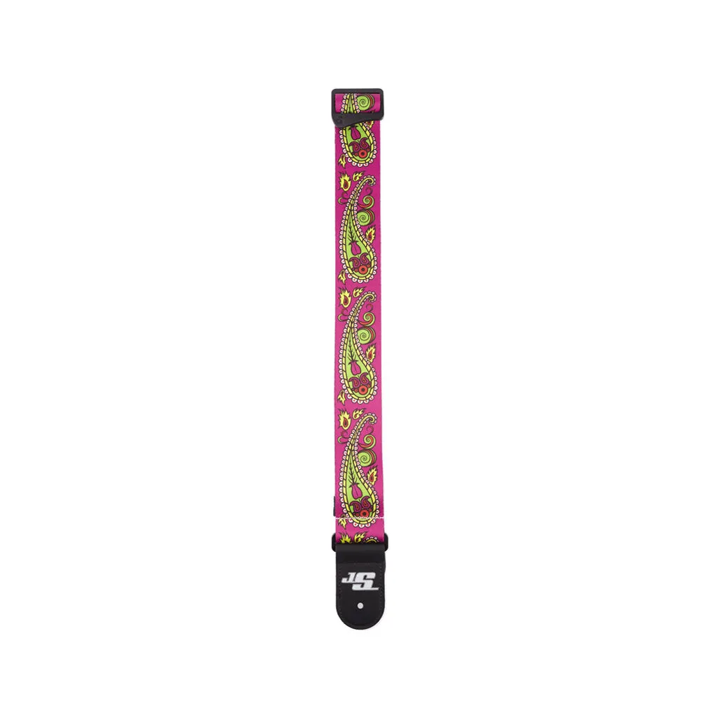 D'Addario 50JS14 50mm Joe Satriani Guitar Strap, Paisley Purple