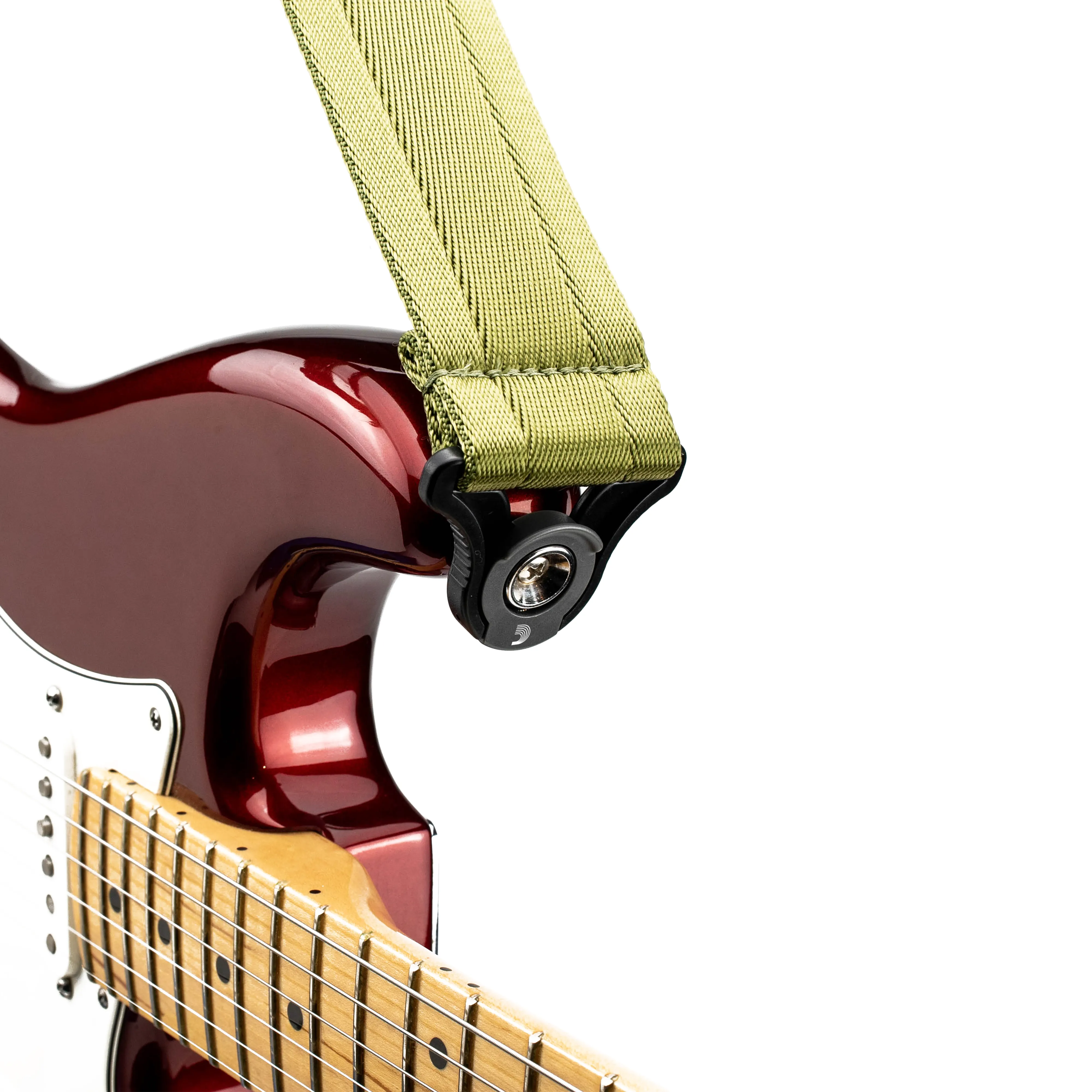 D'Addario Auto Lock Guitar Strap, Moss