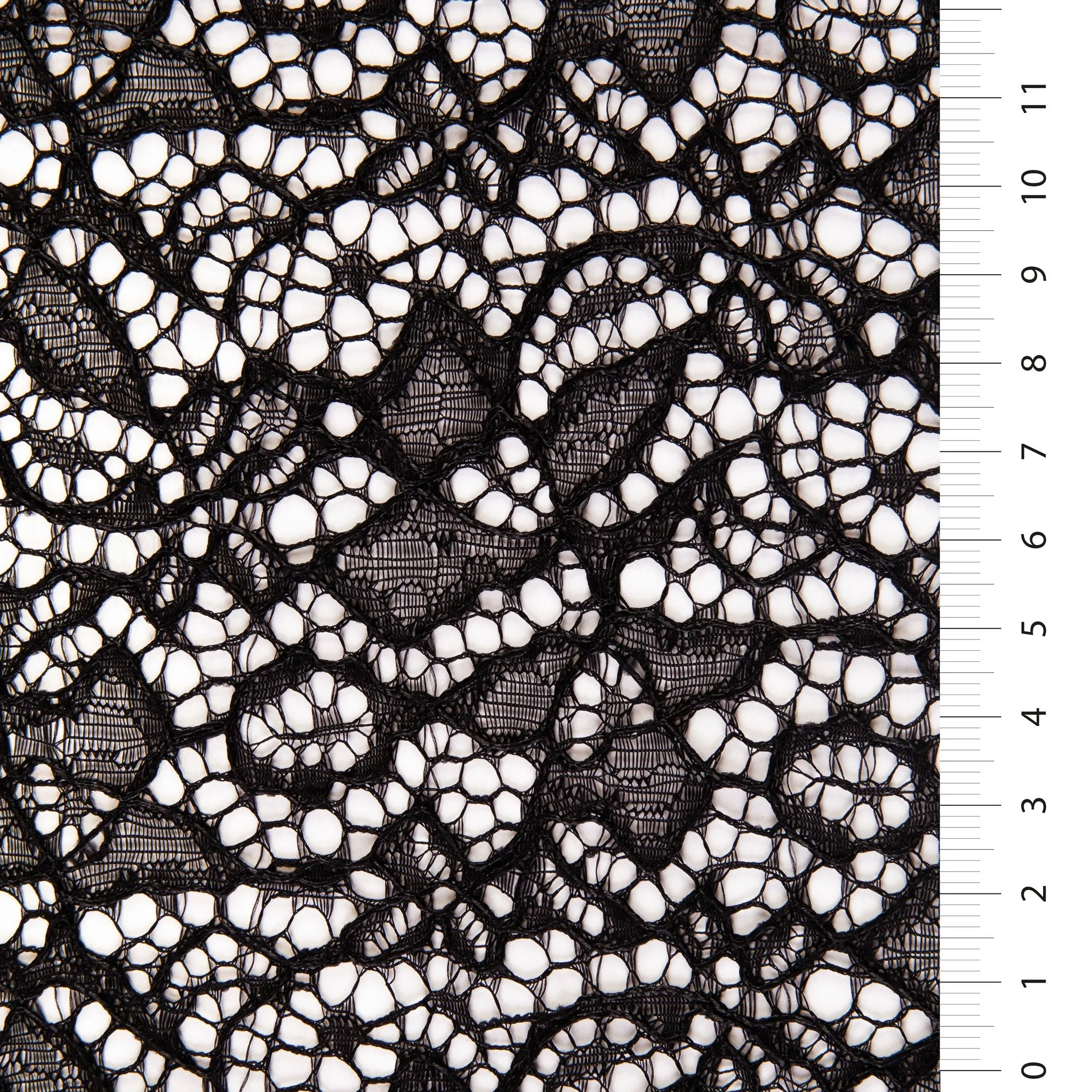 Daisy Bouquet Design French Corded Lace Fabric