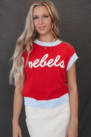 DEAL Ole Miss Rebels Old School Sweater Vest