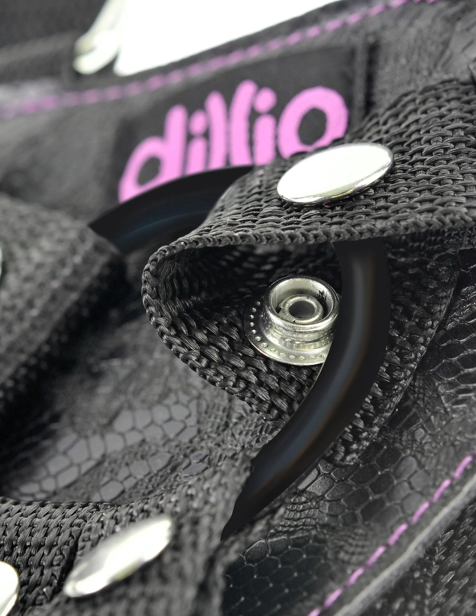 Dillio Pink - 6&quot; Strap-on Suspender Harness Set