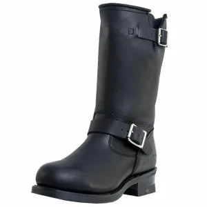 Dingo Motorcycle Boots Mens Rob Engineer Harness Strap Black DI19040