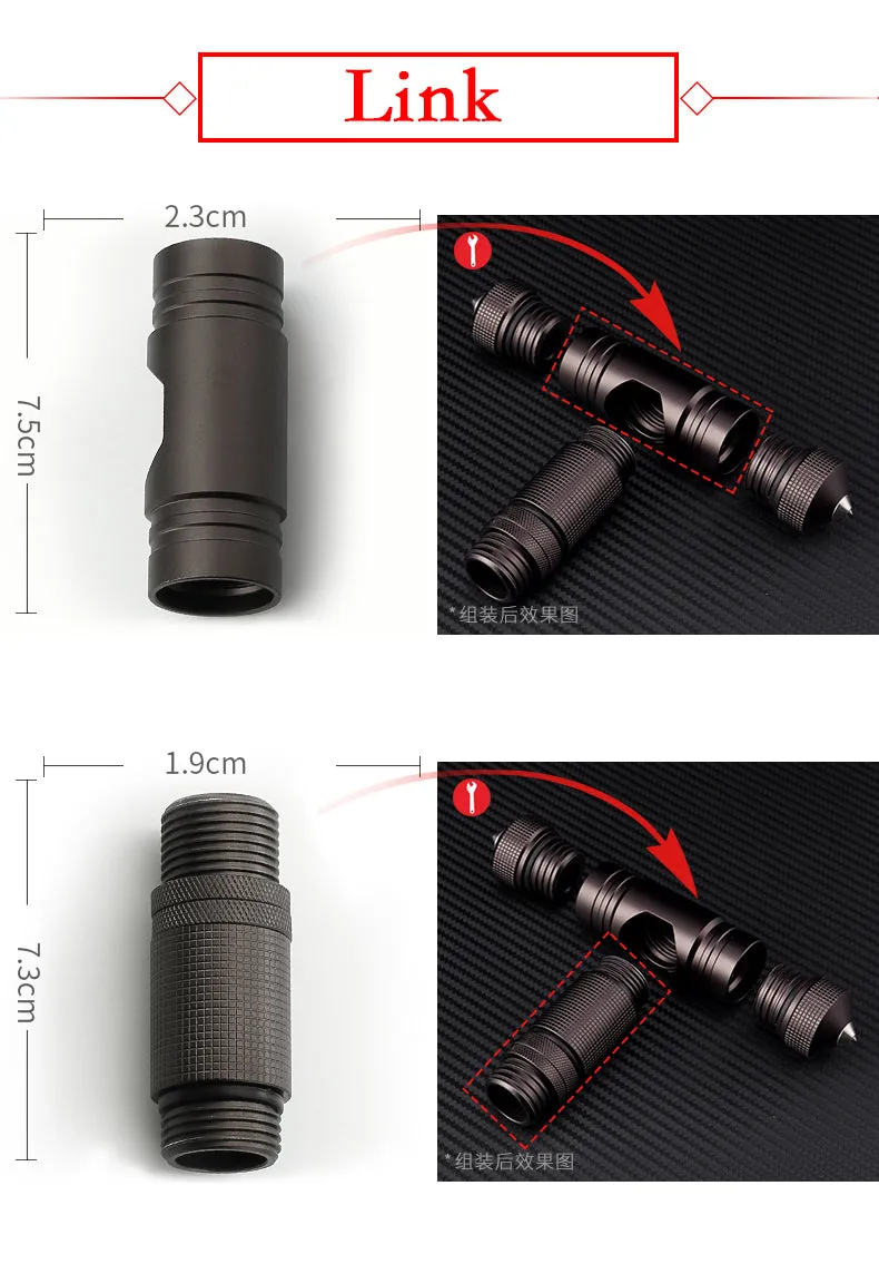 DIY Hiking Staff Multi-functional Emergency Tool