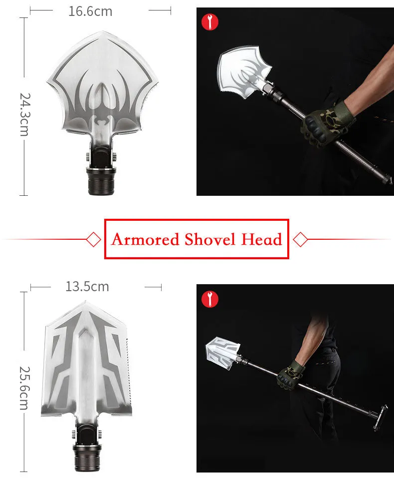DIY Hiking Staff Multi-functional Emergency Tool