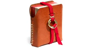 Double Leather Card Case (Includes 2 Decks of Playing Cards)