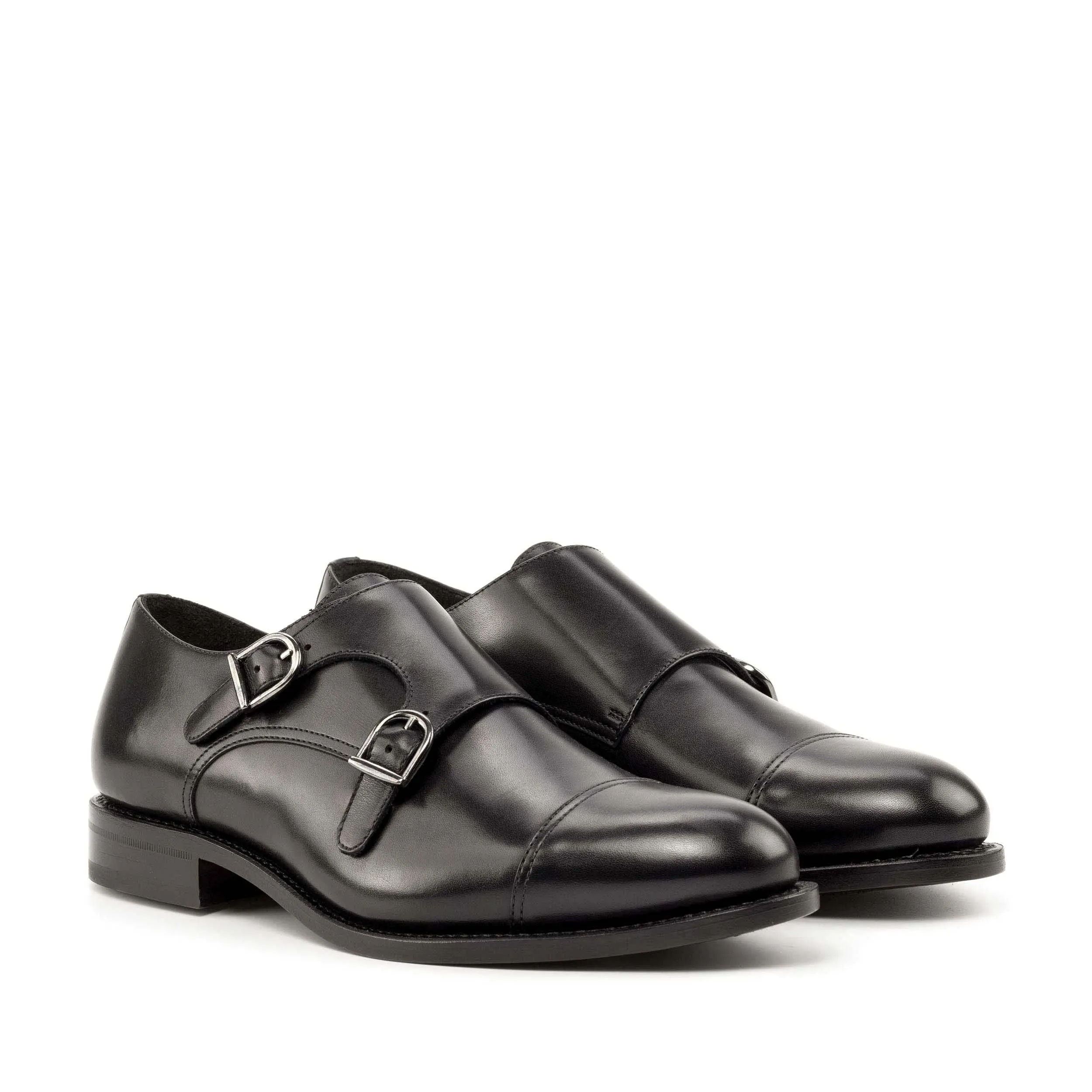 Double Monk black box calf