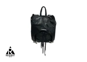 Double Strap Leather Backpack