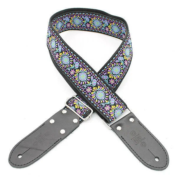 DSL Guitar Strap Jacquard Weaving TUK Purple