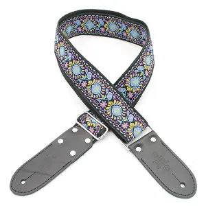 DSL Guitar Strap Jacquard Weaving TUK Purple