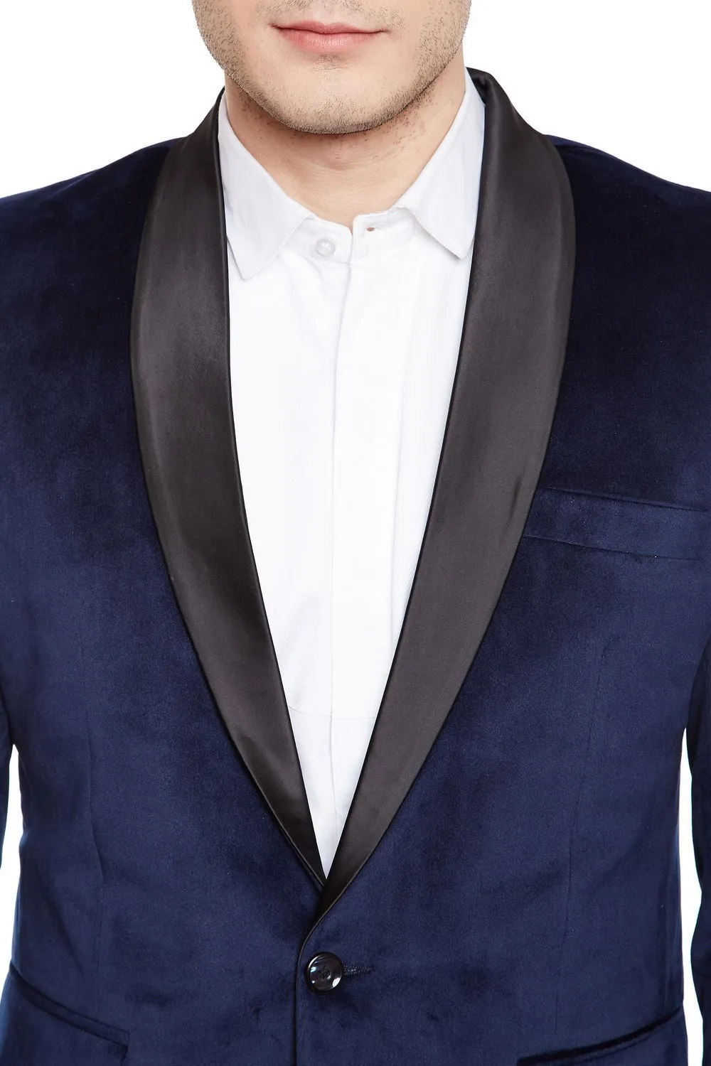 Dust Free Velvet Blue Tuxedo