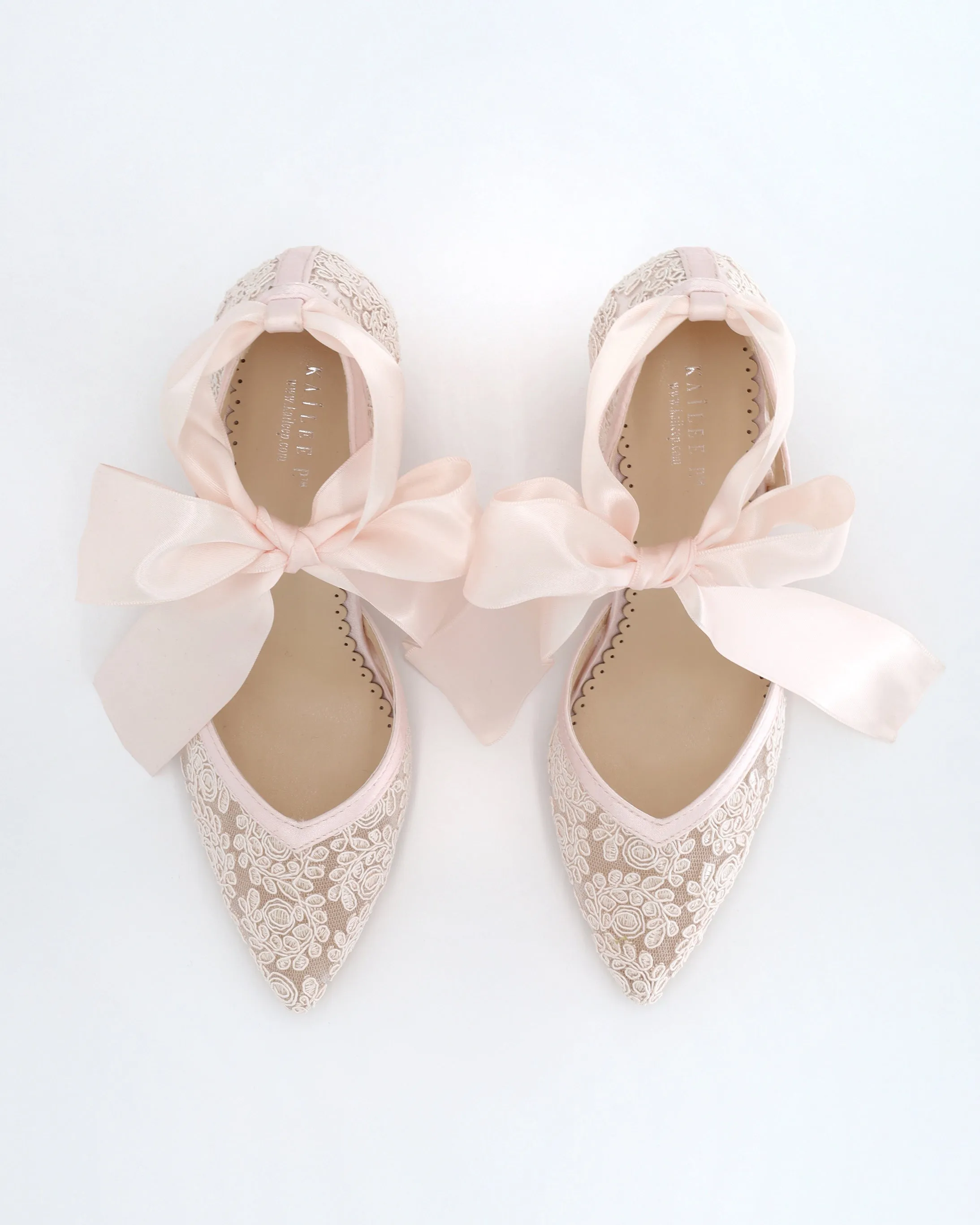 Dusty Pink Block Heel Lace Ankle Wrap Evening Shoes
