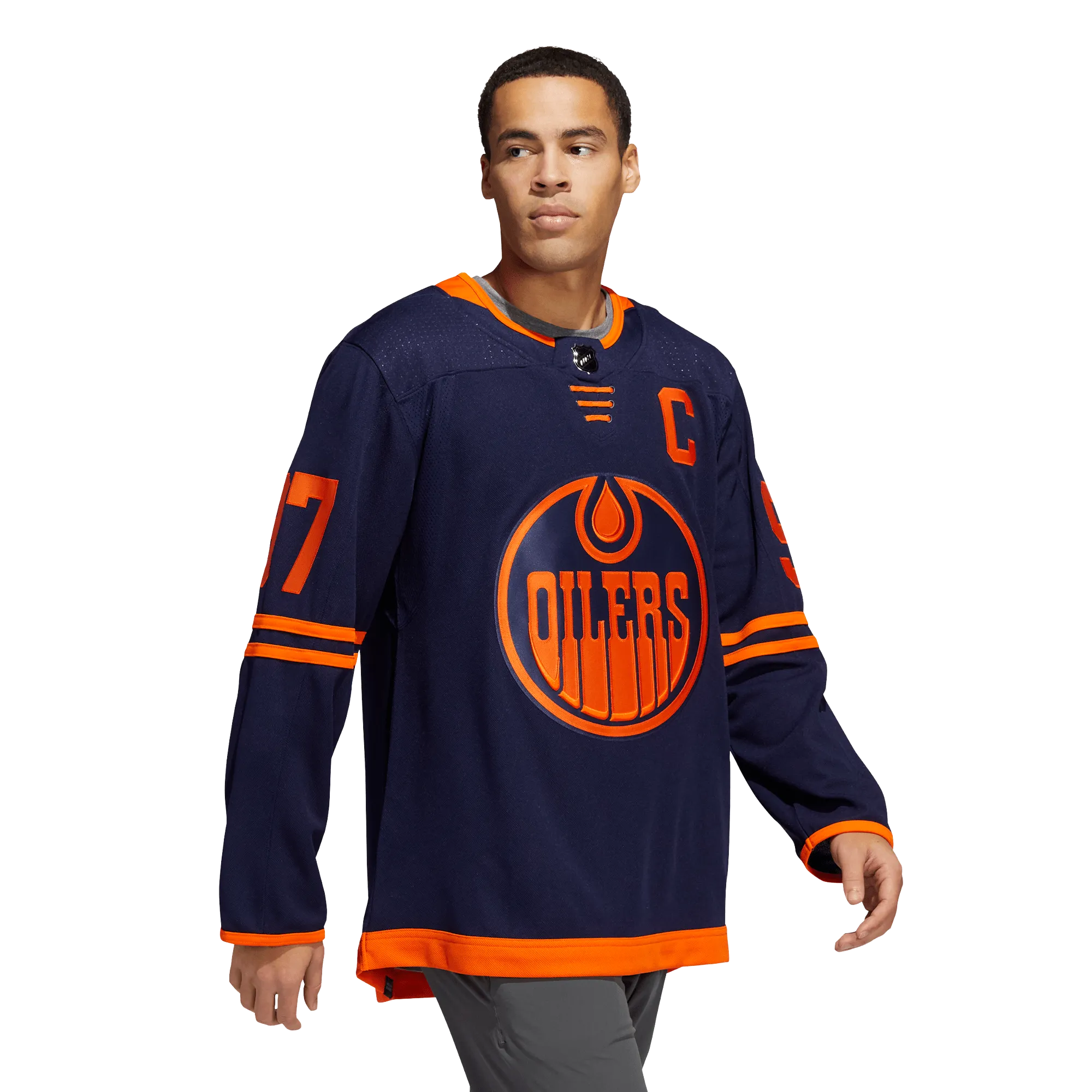 Edmonton Oilers Alternate Adidas PrimeGreen Senior Jersey - Connor McDavid