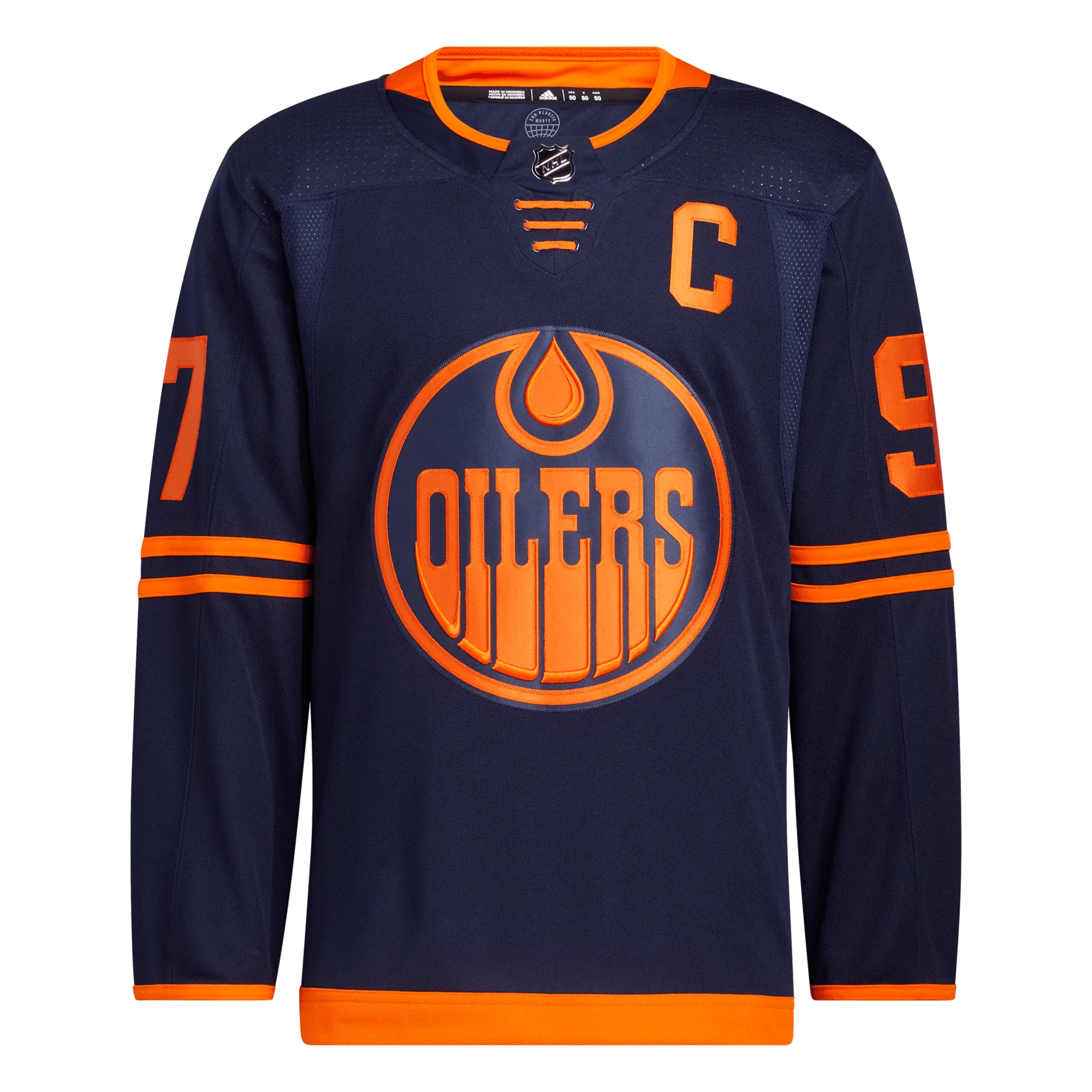 Edmonton Oilers Alternate Adidas PrimeGreen Senior Jersey - Connor McDavid