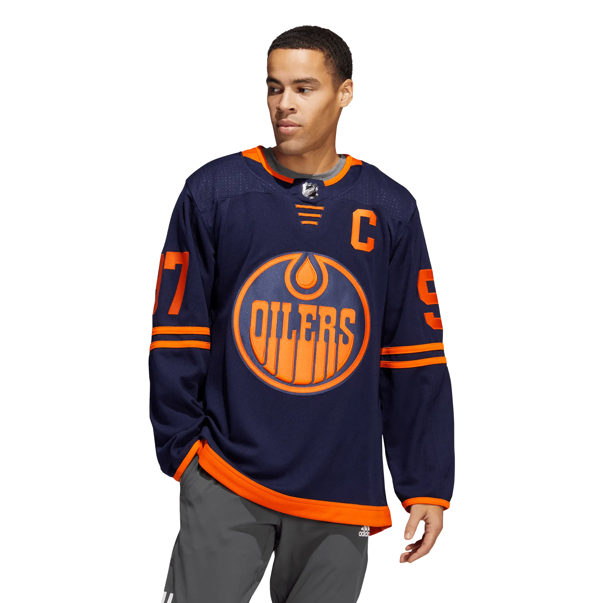 Edmonton Oilers Alternate Adidas PrimeGreen Senior Jersey - Connor McDavid