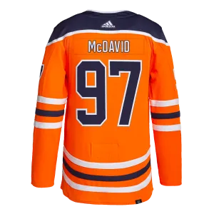 Edmonton Oilers Home Adidas PrimeGreen Senior Jersey (2021) - Connor McDavid