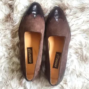 Ennesi Vintage Genuine Reptile Leather Men's Shoes. Italian made. Sizes 9.5🌴