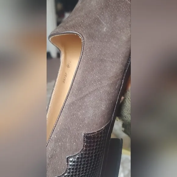 Ennesi Vintage Genuine Reptile Leather Men's Shoes. Italian made. Sizes 9.5🌴