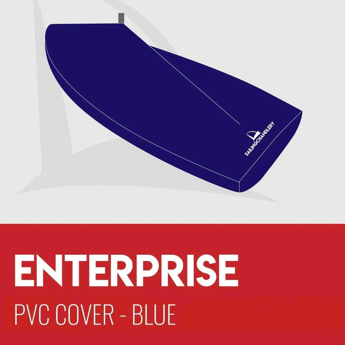 Enterprise Boat Cover - Boom Up - PVC Blue
