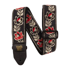 Ernie Ball Noble Rose Jacquard Guitar Strap