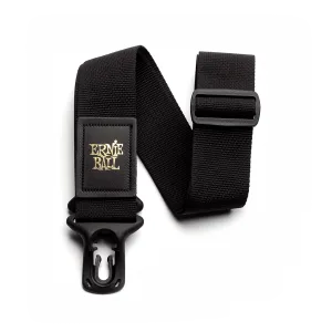 Ernie Ball Poly Lock Black Guitar Strap
