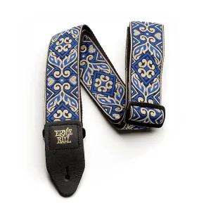 Ernie Ball Tribal Blue Jacquard Guitar Strap