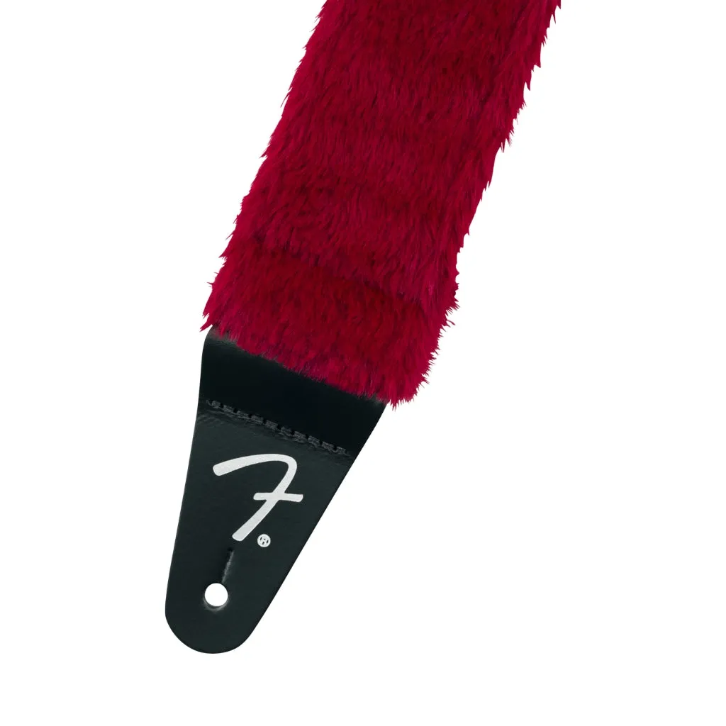 Fender Poodle Plush Strap Red
