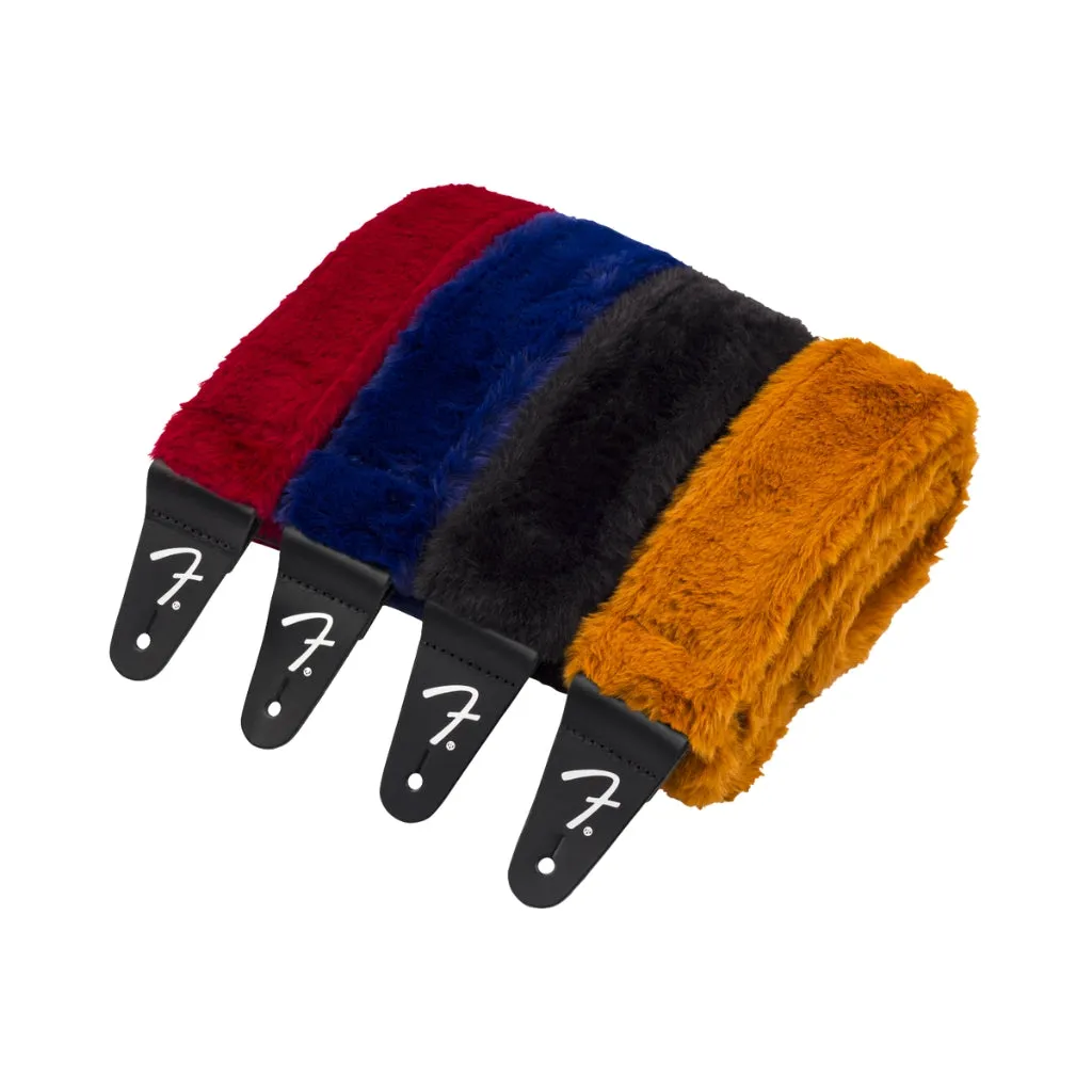 Fender Poodle Plush Strap Rust