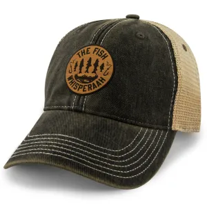 Fish Whisperaah "Wood Grain" Patch Dirty Water Trucker