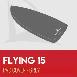 Flying 15 Boat Cover - PVC Grey - Mast Down