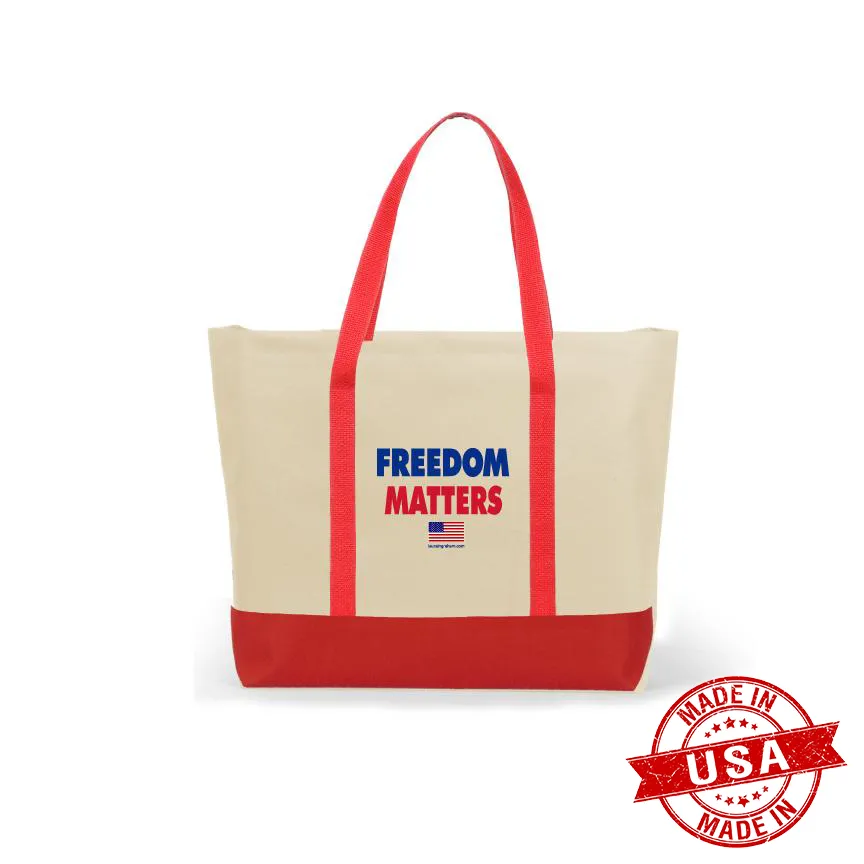 Freedom Matters Boat Tote