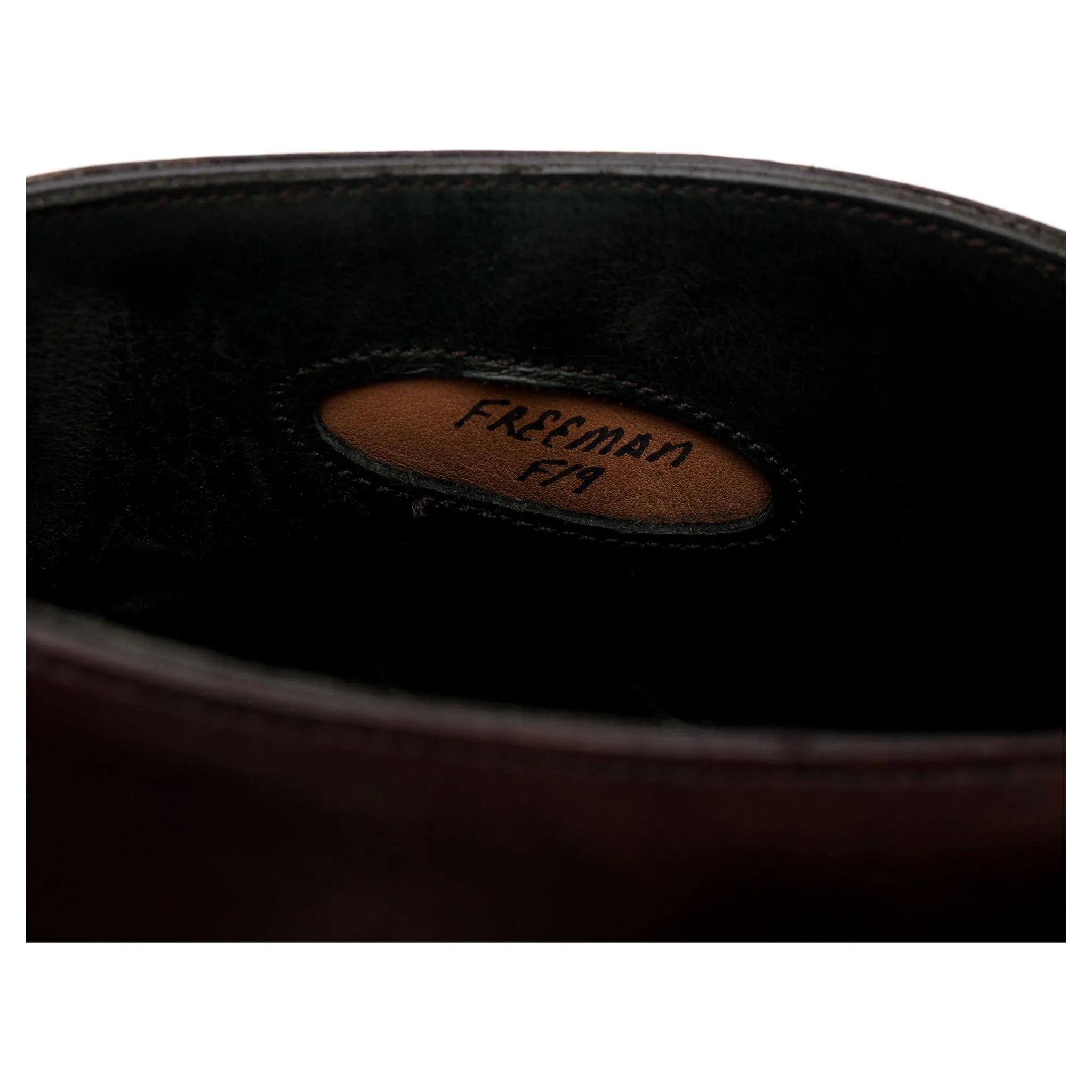 'Freeman' Dark Brown Leather Double Monk Strap Boots UK 9 F