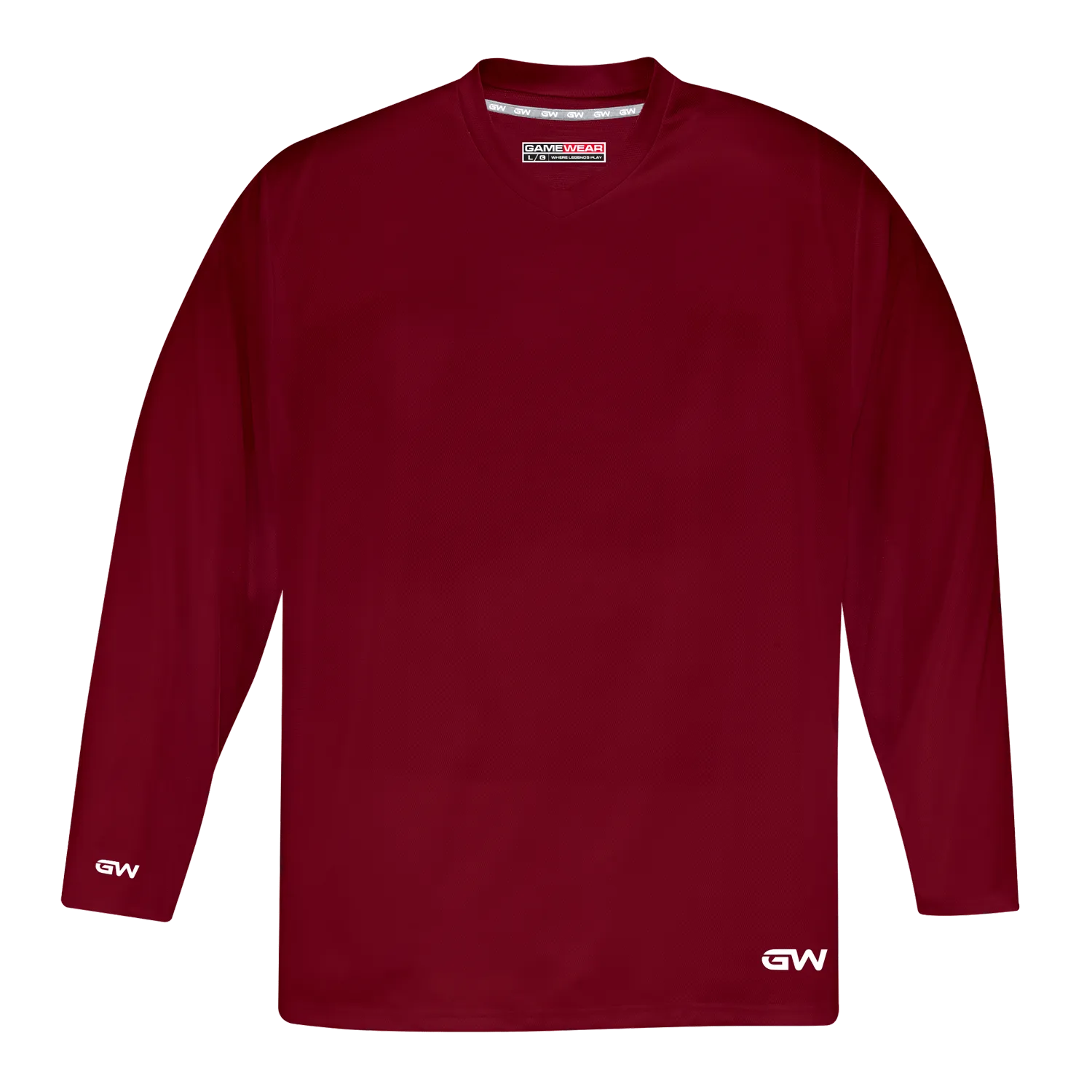 GameWear GW5500 ProLite Series Junior Hockey Practice Jersey - Crimson