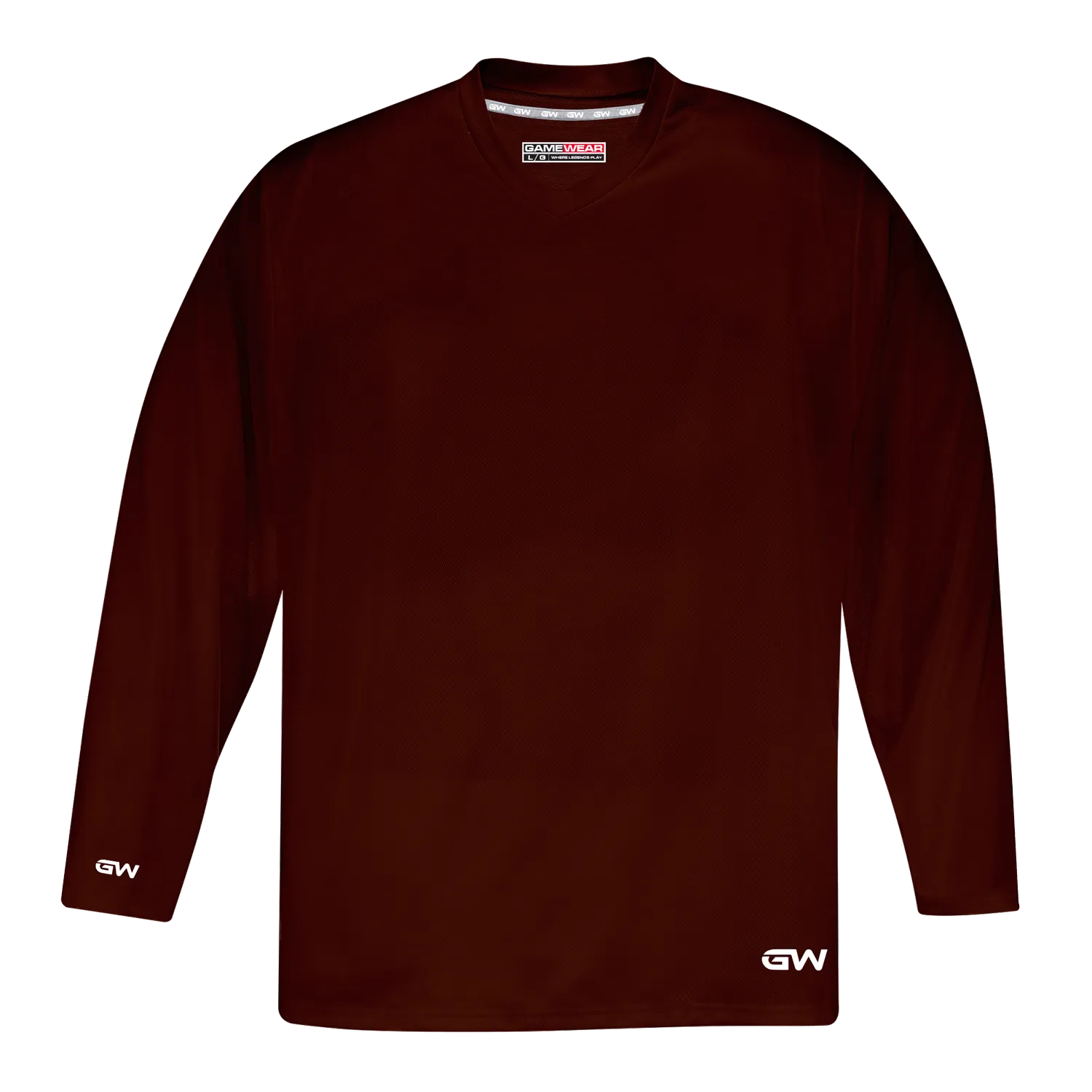 GameWear GW5500 ProLite Series Senior Hockey Practice Jersey - Maroon