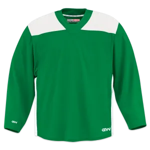 GameWear GW6500 ProLite Series Junior Hockey Practice Jersey - Kelly Green / White