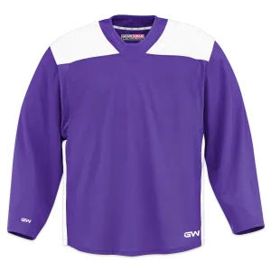 GameWear GW6500 ProLite Series Junior Hockey Practice Jersey - Violet / White