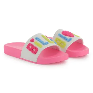 Girls Pink Logo Slides