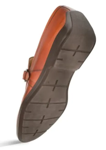 Granby Calfskin Cognac By Mezlan Made In Spain Brand