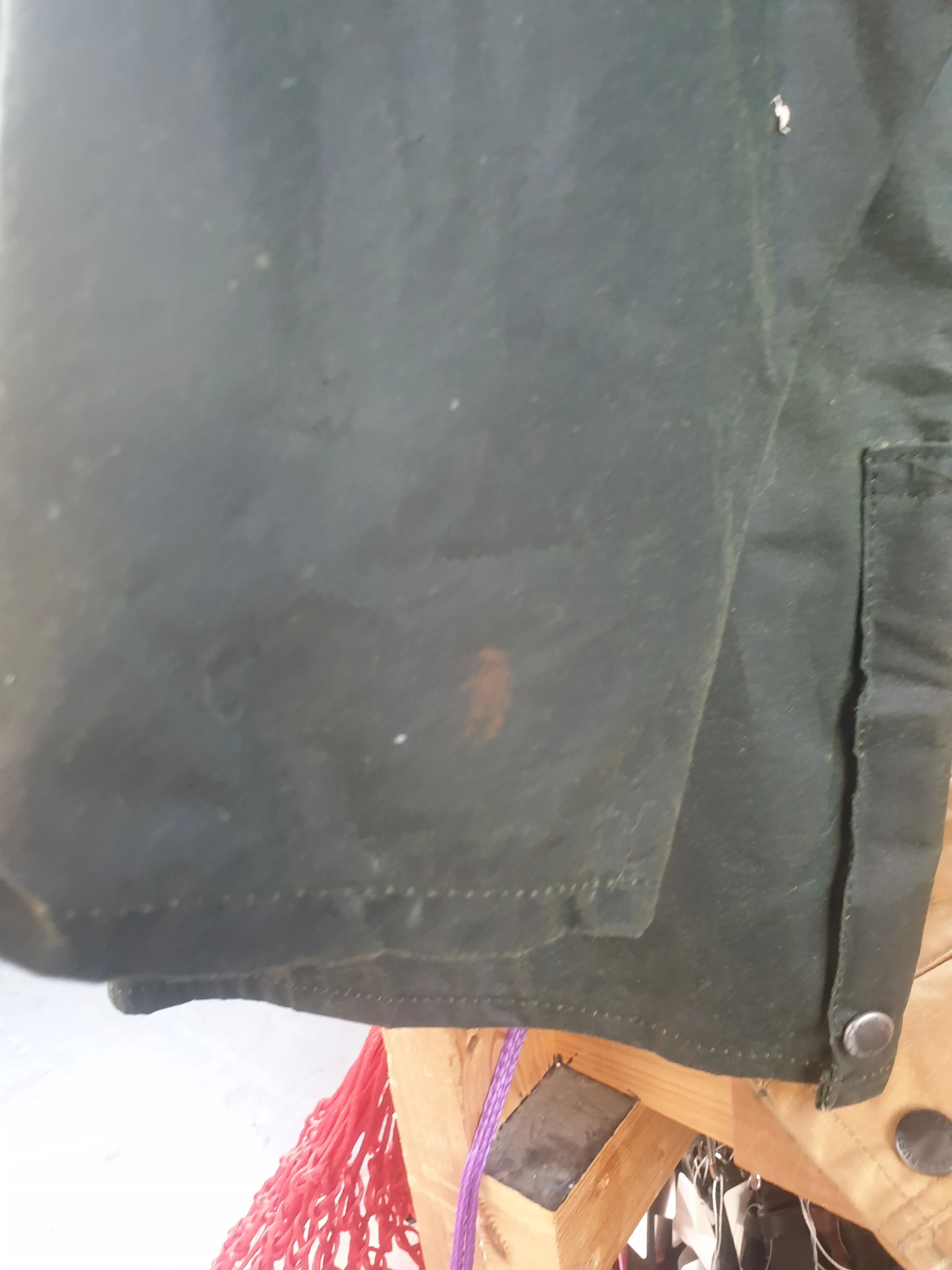 Green Masta wax jacket  size childs  24 FREE POSTAGE 🟢