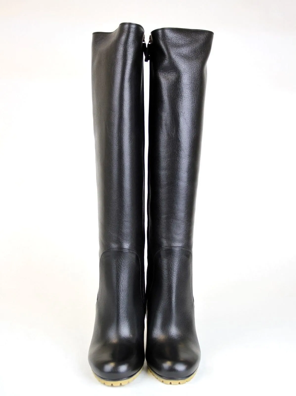 Gucci 323548 Leather Stivale Pelle Luxor Tall Knee Boot IT 37 / US 7 - Last Call