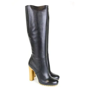 Gucci 323548 Leather Stivale Pelle Luxor Tall Knee Boot IT 37 / US 7 - Last Call