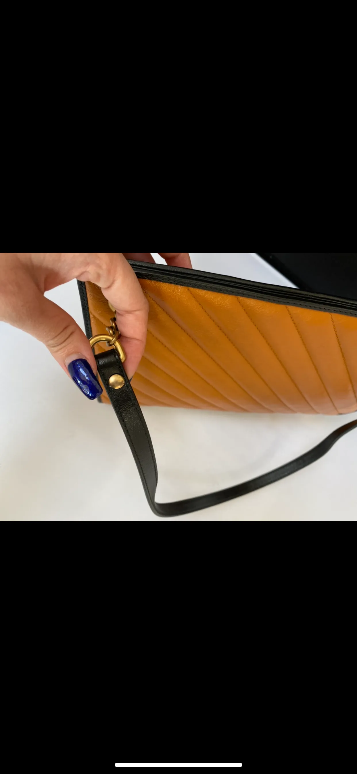 Gucci GG Marmont Shoulder Bag in Vaccha Brown