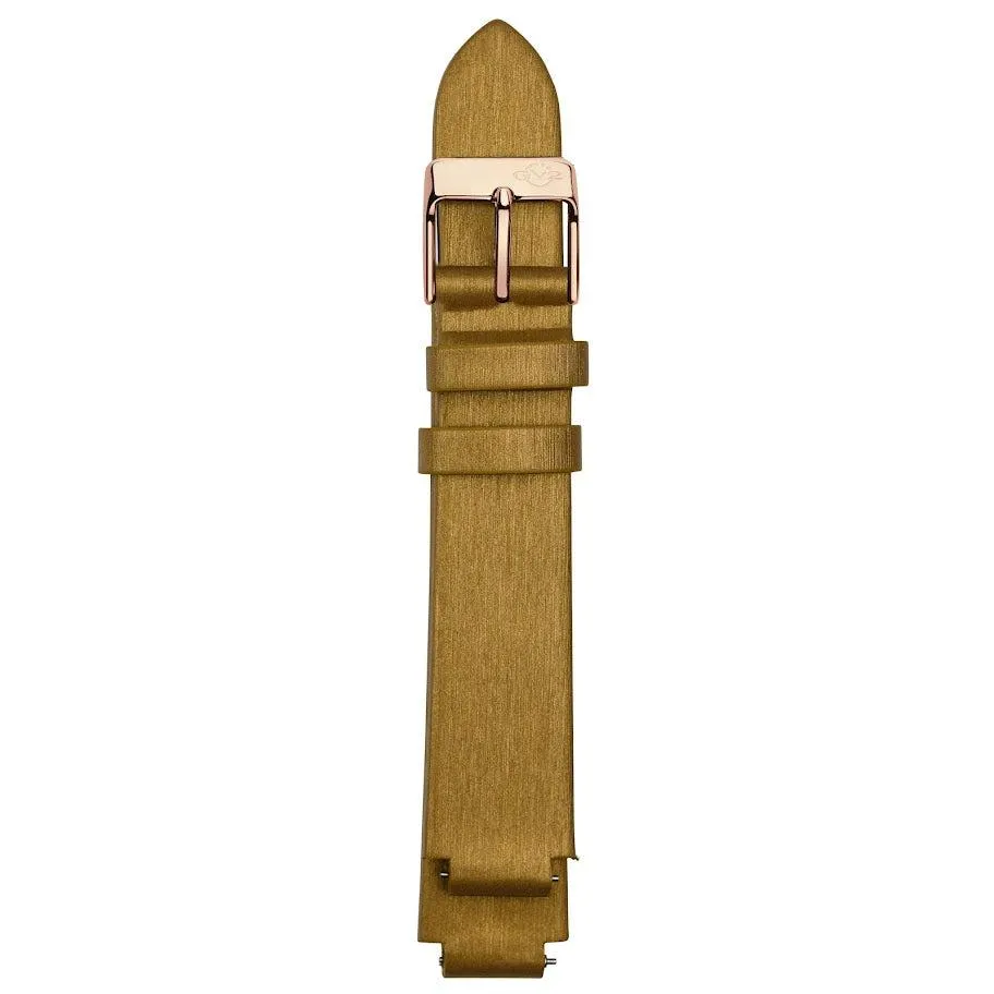 GV2 12mm Satin Leather Strap