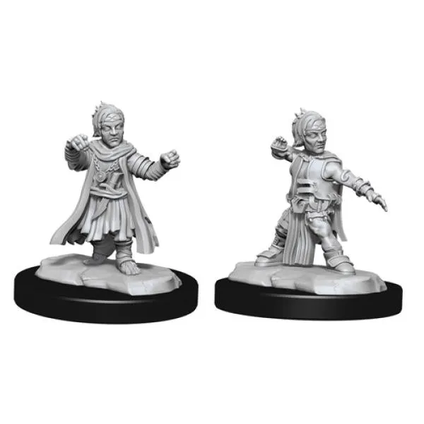 Halfing Monk Male: Pathfinder Battles Deepcuts Unpainted Miniatures (W15)