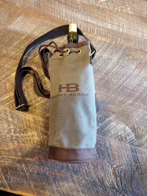 HB Waxed Cavas Wine Tote