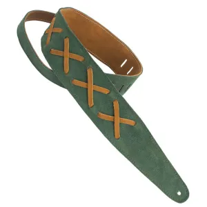 HENRY HELLER SUEDE WITH LEATHER X's STRAPS