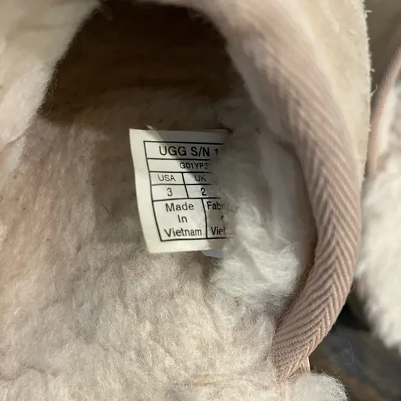 Ink Ugg Slippers, GUC Size 3