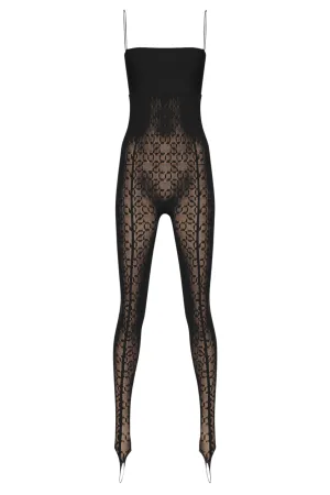 Intricate Pattern Jumpsuit | Black