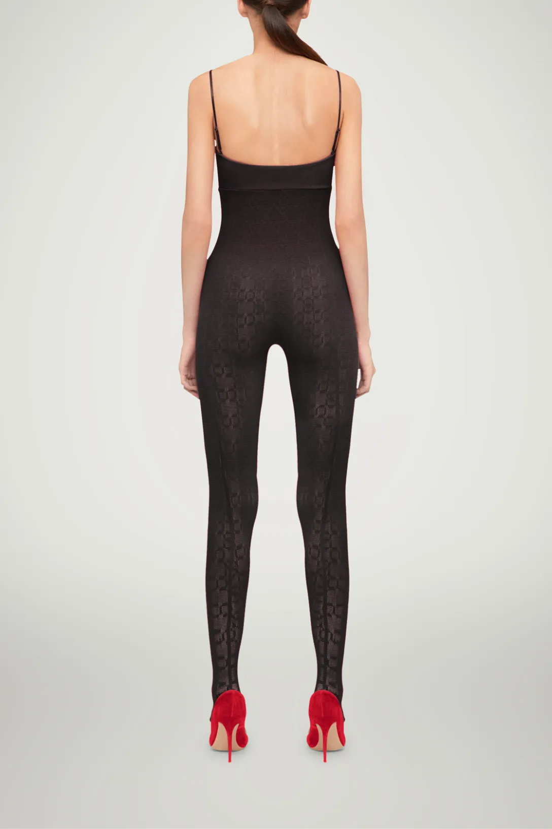 Intricate Pattern Jumpsuit | Black