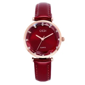 Irregular Mirror With Scale Women's Watch